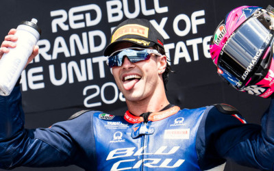 Accossato celebrates Izan Guevara’s Moto2 podium at the Grand Prix of the Americas