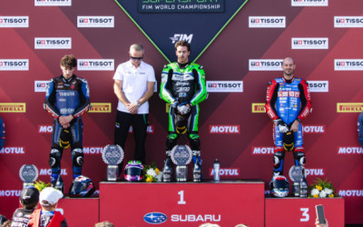 Sei giri per vincere. Tre componenti per il controllo. Accossato e Kawasaki trionfano a Estoril nel WorldSSP 2026