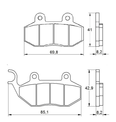 Disco freno ant per Fantic Motor Caballero Scrambler 125 - 250 Cod: 04517005