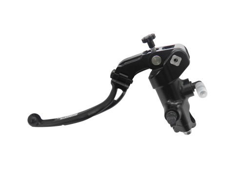 Accossato Radial Clutch Master Cylinder PRS 16x15-16-17 With Black Anodyzed Body and Colourful Revolution Lever (nut+insert)