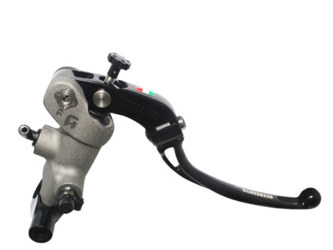 Accossato Radial Brake Master Cylinder Accossato PRS 19x17-18-19 With anodyzed black body and Colourful folding lever, for handlebars with diameter of 25,4 mm