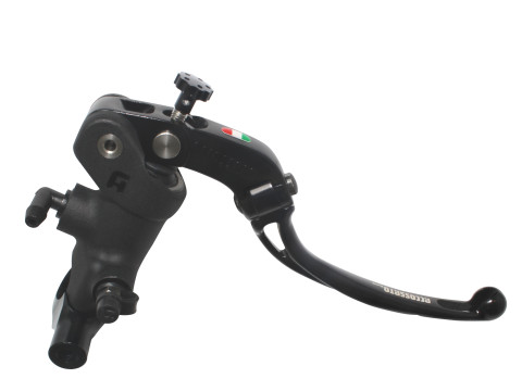 Accossato Radial Brake Master Cylinder Accossato 19x20 With anodyzed black body and Colourful folding lever, for handlebars with diameter of 25,4 mm