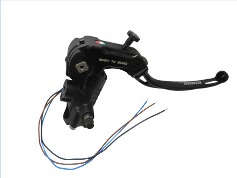 Accossato Ready To Brake Master Cylinder PRS 16x17-18-19 With Colourful Folding Lever (nut + lever)