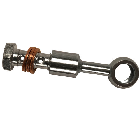Kit 2-hole screw + adapter + 3 copper washers - Made in Italy
