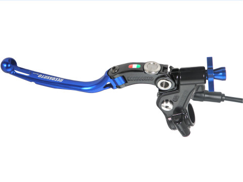 Accossato "Racing" Cable Full Clutch With Folding Colourful Lever (nut+insert+adjuster), with switch included