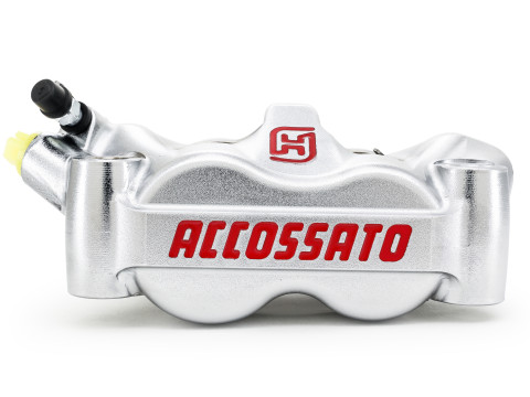 Accossato Radial Brake Caliper Forged Monoblock 100 mm distance With Pistons in Aluminium