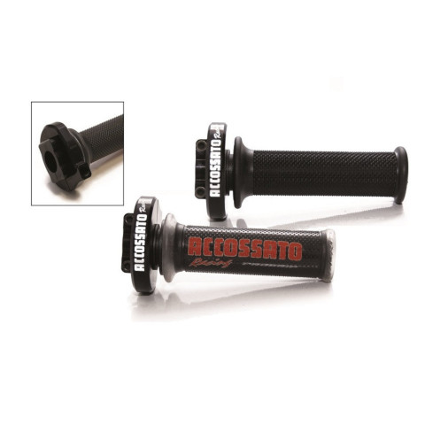 Accossato Single Cable Quick Throttle Control, Without Cables (Only Compatible With CU002), And GR002 Grips Included