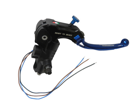 Accossato Ready To Brake Master Cylinder 17x18 With Colourful Folding Lever (nut + lever)