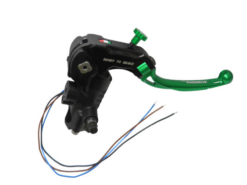 Accossato Ready To Brake Master Cylinder PRS 17x17-18-19 With Colourful Folding Lever (nut + lever)