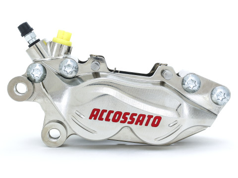 Accossato Axial Brake 2p Caliper cnc-made with 40 mm distance.
