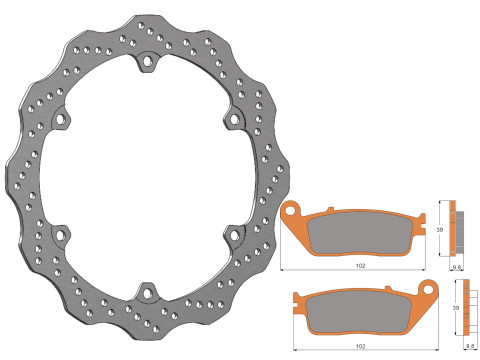 9621140X DISCO FRENO NG Anteriore PEUGEOT LUDIX