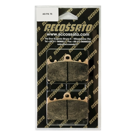 Brake pads for Kawasaki, Suzuki brand Accossato code AGPA75