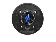 Tank filler cap for Kawasaki motorbikes with quick release