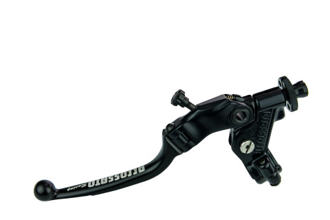 Mando de Embrague de cable Accossato con Maneta abatible de colores (tuerca+maneta) provista de configuración de interruptor (interruptor no incluido)