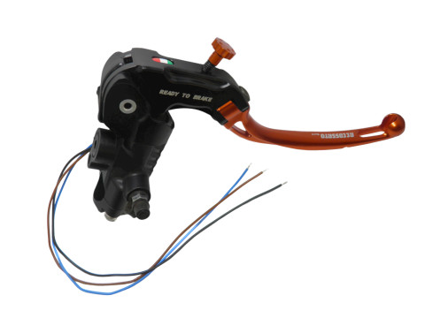 Accossato Ready To Brake Master Cylinder 14x18 With Colourful Folding Lever (nut + lever)