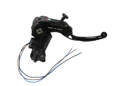 Accossato Ready To Brake Master Cylinder PRS 14x17-18-19 With Colourful Folding Lever (nut + lever)